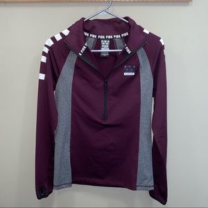 Victoria’s Secret PINK quarter zip top size S